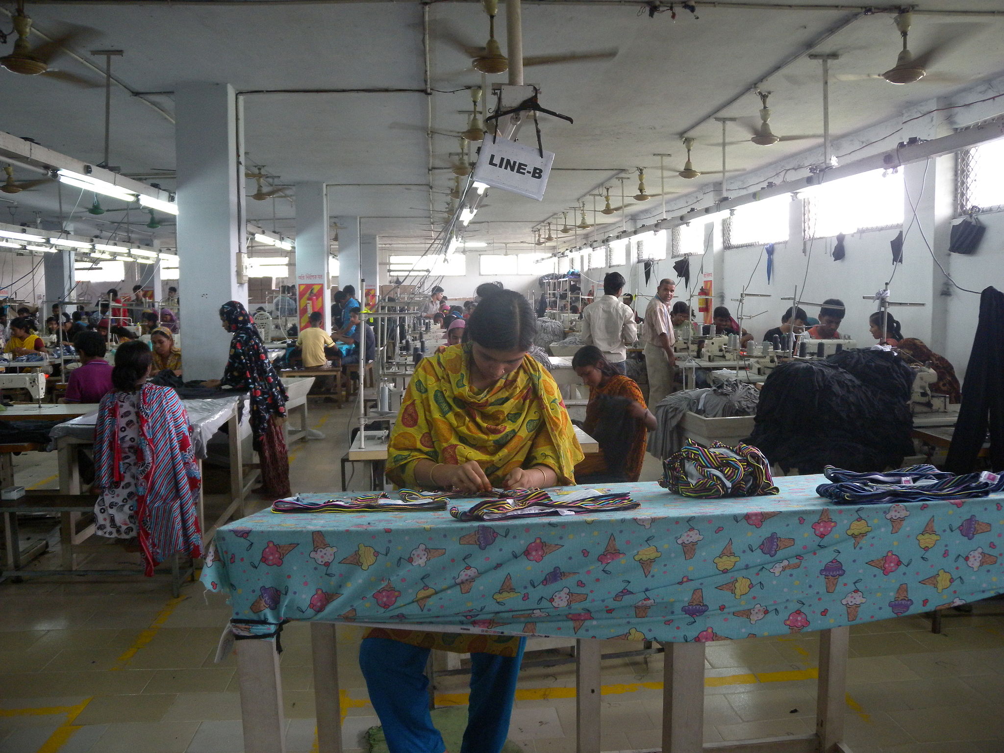 Textile worker in Bangladesh