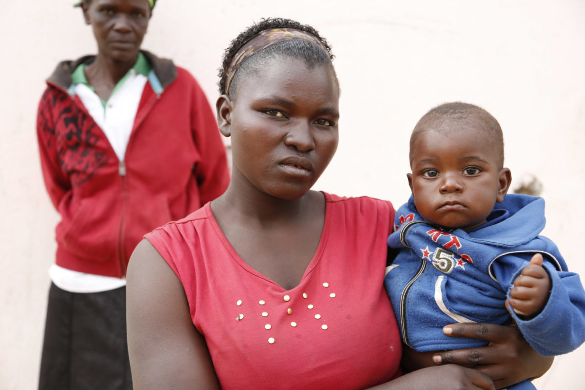 Woman and Child in Zambia