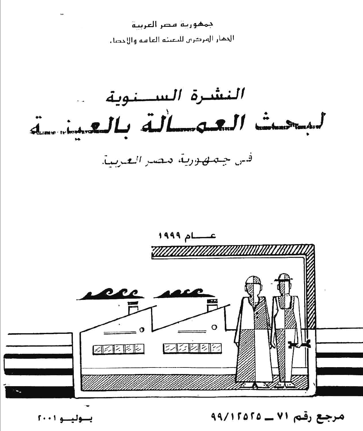 Cover Page of Egyptian National Labor Market Report, 1999